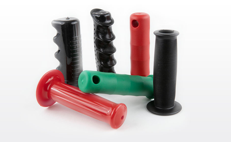 Injection Molded Plastic Grips, hand grips, Vinyl grips, plastic grips, foam grips, tube grips, foam tubes,