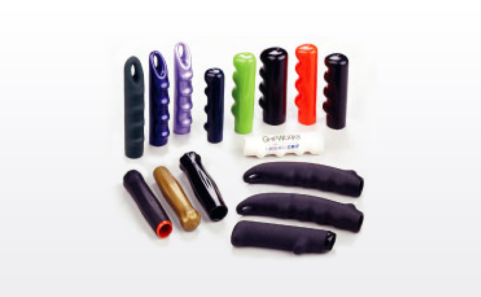 Dip Molded Plastic Grips, hand grips, Vinyl grips, plastic grips, foam grips, tube grips, foam tubes,