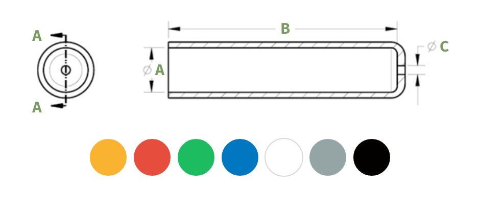 Straight Grip Diagram, straight hand grip, straight hand grips, straight hand grip manufacturer