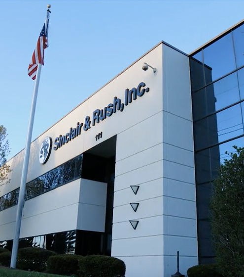 Exterior of Sinclair & Rush, Inc. office building