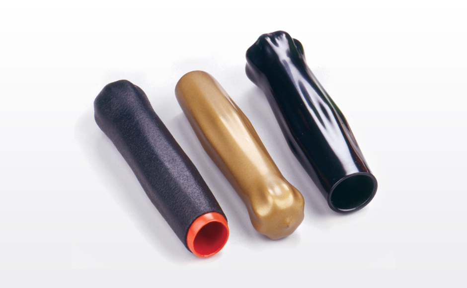 Ribbed Grips, rubber grip, rubber hand grip, rubber hand grips, dip molded rubber grips